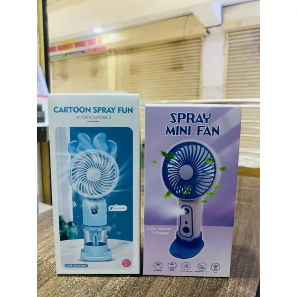 Portable Mini Humidity Fan With Water Humidity Noiseless Hand Fan Lightweight Portable Handheld Cooling Fan USB Rechargeable Fan For Kids,Adults,Home,Outdoor - Image 5