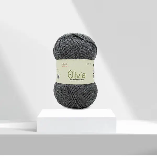 Olv010 Olivia Light Grey Knitting Yarn 100 Gram - Image 2