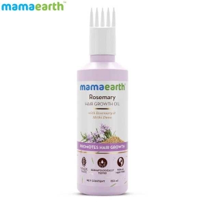 Mamaearth Rosemary Hair Growth Oil with Rosemary & Methi Dana for Promoting Hair Growth - 150 ml | Controls Hair Fall | Strengthens Hair