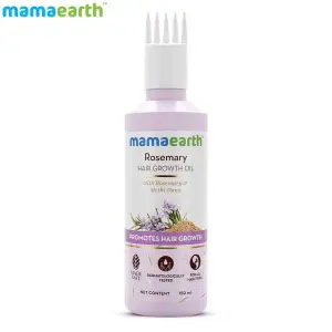Mamaearth Rosemary Hair Growth Oil with Rosemary & Methi Dana for Promoting Hair Growth - 150 ml | Controls Hair Fall | Strengthens Hair