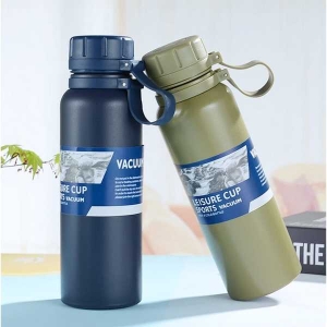 KOJA Large Capacity Vacuum Bottles, Leak-Proof Stainless Steel Insulated Flask Water Bottles for Outdoor Cycling Camping