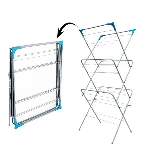 3 Tier Clothes Airer, Indoor and Outdoor Laundry Drying Rack - Image 5