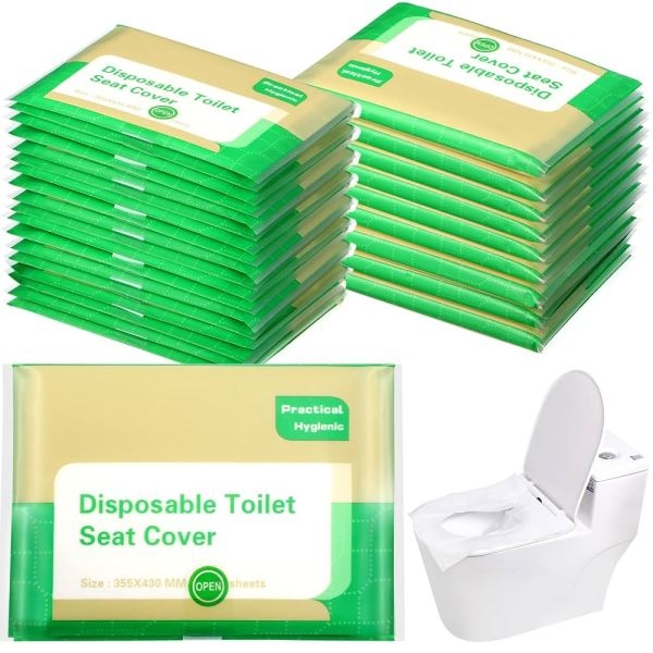 10pcs New Paper Disposable Toilet Mat Water-soluble Portable Toilet Seat Cover Eco-Friendly Camping Bathroom Accessiories Closestool Mat - Image 4