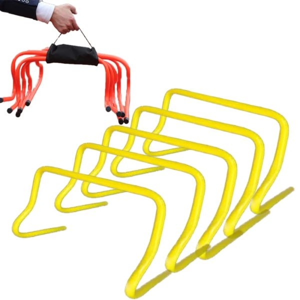Speed Training and Practice Hurdle Track and Fields 5 inch Set of 5 Pieces - Image 2