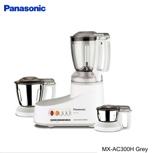 Panasonic MX-AC300H Grey 550W Super Mixer Grinder With 3 Jars