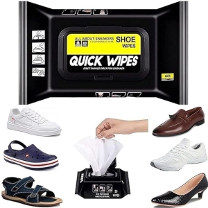 Shoes Cleaning wipes | Shoe Cleaner For Unisex Tissue Paper | Pack Of 80 Wipes