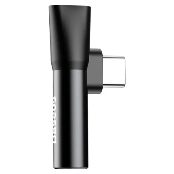 Baseus L41 adapter 3in1 Type-C to jack 3.5mm + USB-C L41 black CATL41-01 - Image 2