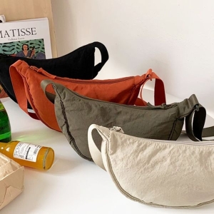 KOJA New Trendy Korean Fashion Dumpling bag for women Large Capacity Shoulder Chest Bag
