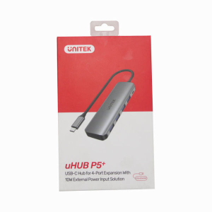 Unitek uHUB P5+ (USB-C Hub for 4 port With 10W External Power)