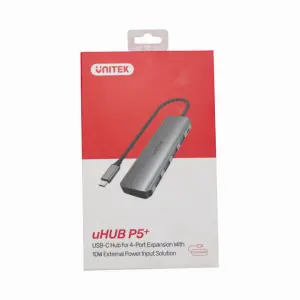 Unitek uHUB P5+ (USB-C Hub for 4 port With 10W External Power)
