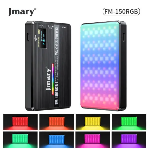 Jmary FM 150RGB Video RGB Camera Mobile Fill Light - Image 5