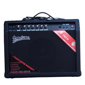 Deviser TG-40R Guitar Amplifier (40 Watts)-Black | Deviser Portable Guitar Amplifier For Home Use | Portable Guitar Amp