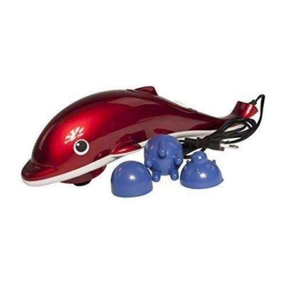 Vibrating Heat Full Body Dolphin Massager (Multicolour) - Image 3