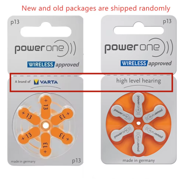 Power One P13 Hearing Aid Batteries 1.45V - Image 5