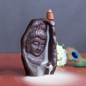 Buddha Face Incense Burner
