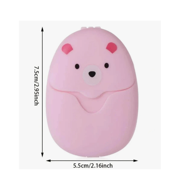 50Pcs Portable Disposable Cartoon Paper Soaps - Image 7