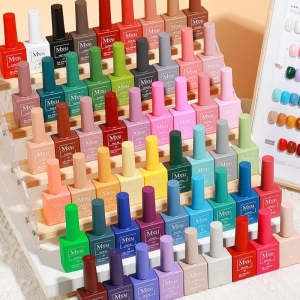 Lovely MXSI Gel Nail Polish Gel Polish Beautiful Nail Polish Colors Manicure Pedicure UV Light Nail Lamp Soak-off Gel Polishes Nail Art Nail Salon Accessories DIY Beauty Tool 15ml