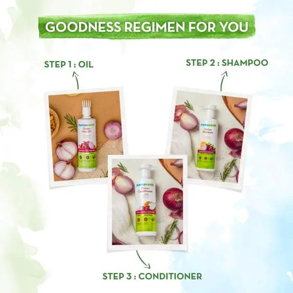 mamaearth Onion Hair Oil With Onion Oil & Redensyl - 250ml - Image 4