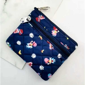 KOJA Women's Mini Coin Purse Genuine Leather Pouch Change Wallet with Key Ring 2