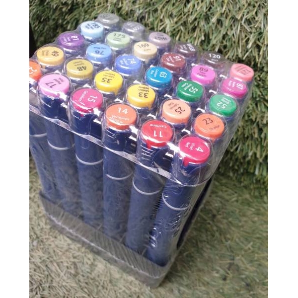 Alcohol Marker / Finenolo 30 Colour Double Nib Alcohol Based Sketch Marker By Mitrata - Image 2