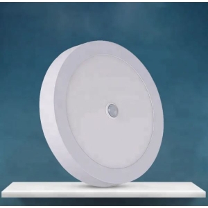 Motion Sensor LED Panel Light 6 Watt AC 220-265V Surface Mounted LED Panel Ceiling lamp For Bathroom Balcony Stair Lighting