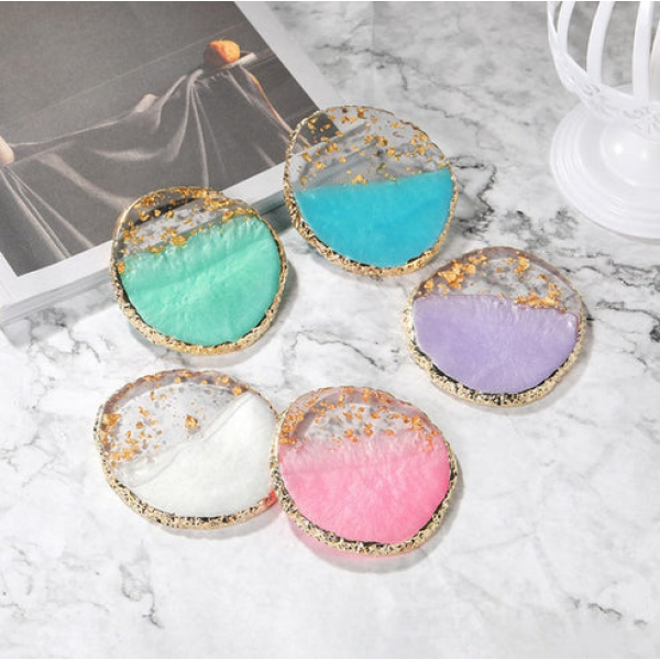 Lovely Shaped Nail Art Resin Color Palette Nail Palette Nail Art Nail Salon Maicure Nail Technician & Multipurpose Art Color Mixing Tool Palette for Artists - Image 3
