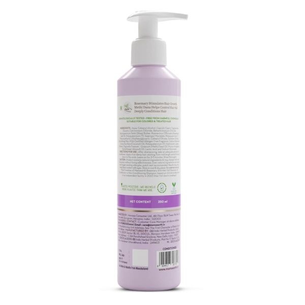 mamaearth Rosemary Anti Hair Fall Conditioner with Rosemary & Methi Dana - 250 ml - Image 3