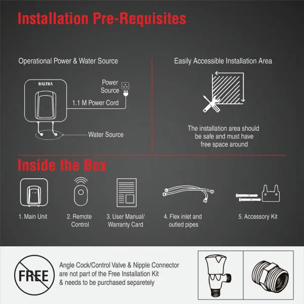 BALTRA Electric Geyser 25L | Warmer | Leakage and ELCB protection function | Large LED display with remote control | High precision thermostat control | Multi functional safety | 24 Months Warranty on Product | 60 Months Warranty on Tank - Image 3