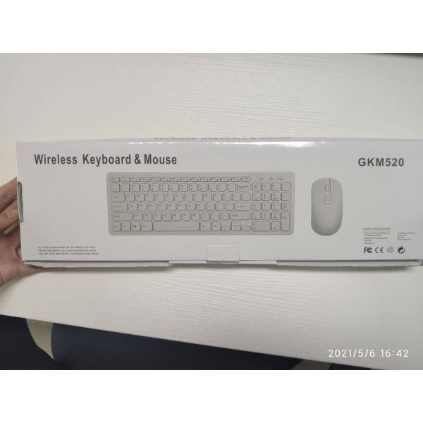 GKM520 Wireless Keyboard And Mouse Set Box, 2.4G Ultra-thin Fashion Design, Suitable For Windows, Computers, Desktop, Laptops - Image 2
