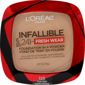 L'Oreal Paris Infallible Up To 24H Fresh Wear Foundation In A Powder 125 Ivory Buff 9g
