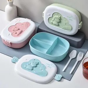 KOJA Bento Box Portable Cute Lunch Box Food Container