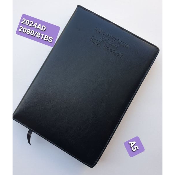 Date Diary Hitech 2024 A5 size / Year Planner for 2024/ Included Dates of 2080/81 BS - Image 3