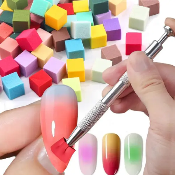 Professional Nail Gradient Sponge for Beautiful Nail Designs Manicure & Makeup Tools - Image 5