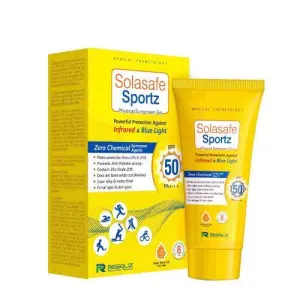 Solasafe Sportz SPF 50 + PA+++ Physical Sunscreen Gel 50gm