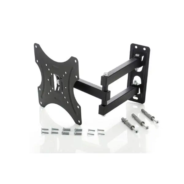 Premium Heavy Duty And Adjustable Wall Mount Stand for 14 to 42-inch LCD LED TV (Black, Wall Mount) - Image 2