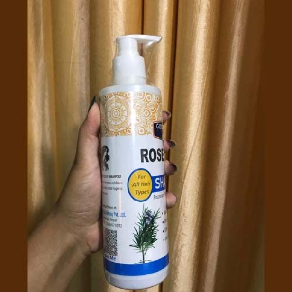 Goodlink Cosmetics Rosemary Shampoo 400ml - Anti Dandruff/Hairfall - Image 2