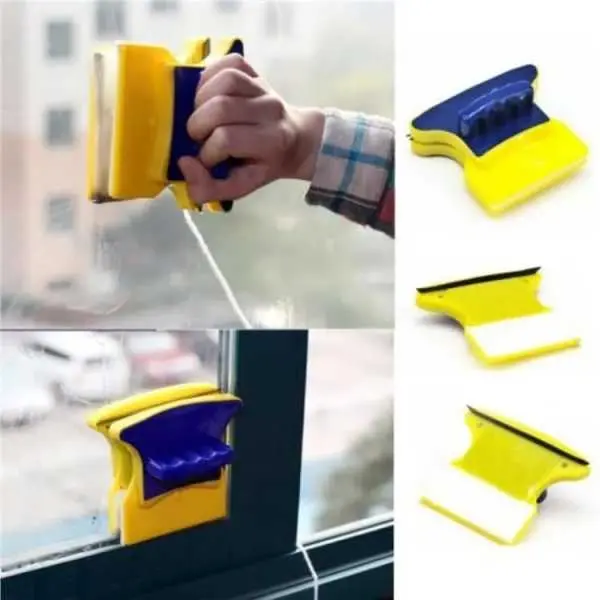 Magnetic Window Cleaner Double Side Glass Wiper Surface Brush Cleaning - Image 3