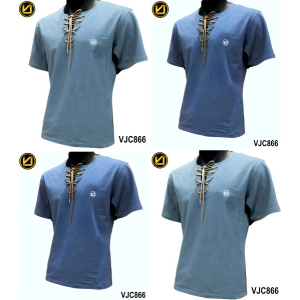 VIRJEANS (VJC866) Plain Stylish T-shirt For Men- All Colors