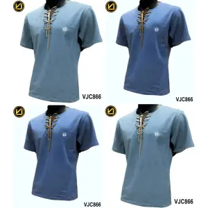 VIRJEANS (VJC866) Plain Stylish T-shirt For Men- All Colors