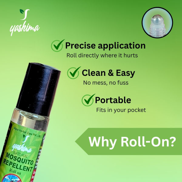Yashima Mosquito Repellent Roll-On 10ml - 3 Pieces Bundle - Image 3