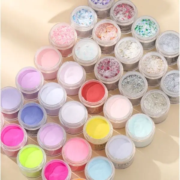 Nail Acrylic Powder Set for pretty Acrylic Colors Nail Art Professional DIY Nail Accessories for Nail Lovers Salon and Personal Use