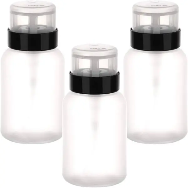 Nails Push Down OPI Remover Bottle Nail Remover Bottle Water Bottle Dispenser Pressure Dispenser Closable Alcohol Bottle Container Water Bottle - Image 2