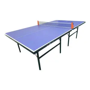 Double Fish Table Tennis ( Pingpong) Board Nonwheeled Foldable By Mitrata(blue)