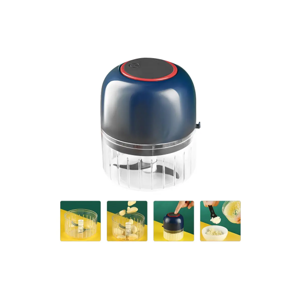 NepLiving Garlic Grinder USB Charging Mini Electric Garlic Masher Food Grinder Garlic Mincer Choppers Meat Choppers - Image 4