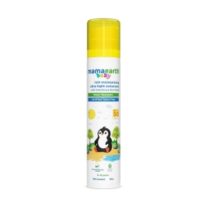 Mamaearth Baby Rich Moisturizing Ultra Light Sunscreen-50g SPF 50 & PA++++