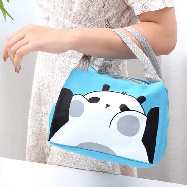Small Bento Cute Pet Series Thermal Insulated Lunch Bags with Zippers - Image 3