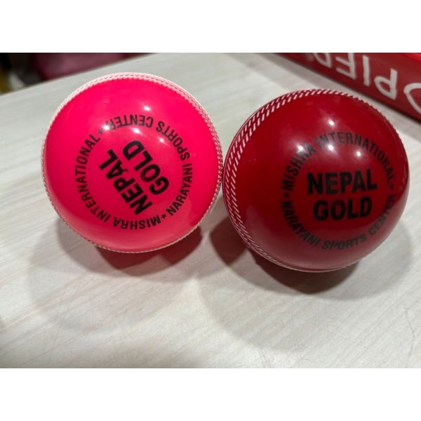 Nepal Gold Hard Cricket Ball Multicolor - Image 3