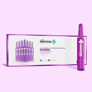 The Derma Co.15% Vitamin C Intense Brightening Ampoule Kit - 14ml