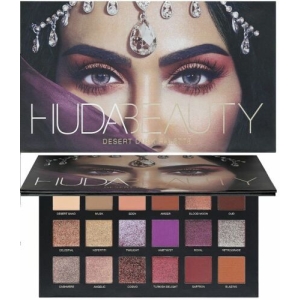 Huda Beauty Desert Dusk Edition Textured Eye Shadows Palette 18 Colours by Genuine Collection