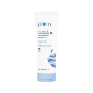 Plum Simply Bright 2% Niacinamide Face Wash With Rice Water 100ml